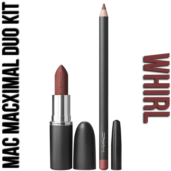x1 MAC MACXIMAL WHIRL LIP DUO KIT / LINER & LIPSTICK BRAND NEW BOXED - Picture 2 of 10